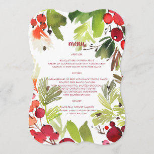 Menu Fêtes de Noël Botanique