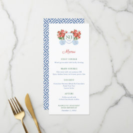Menu Fêtes intelligentes de Poinsettia Jubilé d'anniver