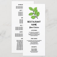 Feuille Verte, Restaurant Mince