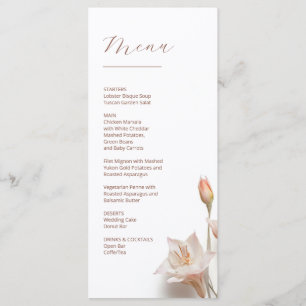 Menu Fleurs de Magnolia 3D