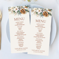 Fleurs florales hivernales Pine Tree Cone Mariage