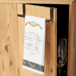 Menu Français Serviette Cuisine