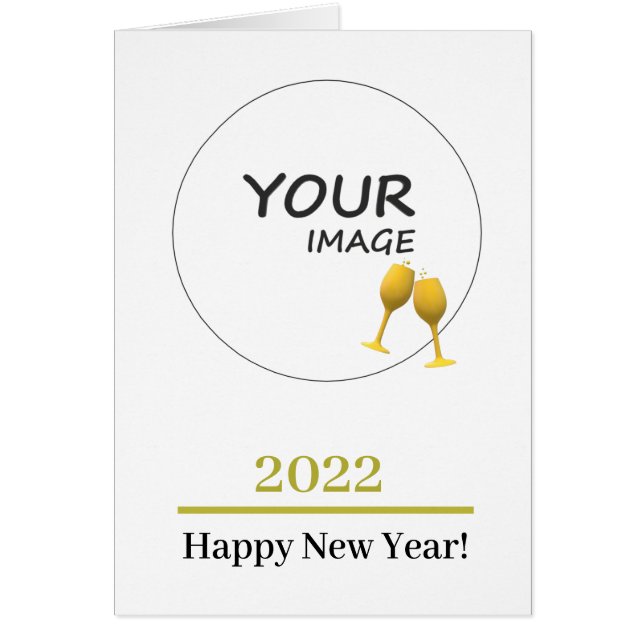 Menü für neue Jahre (Vorne)