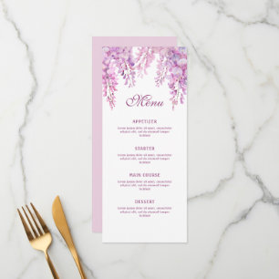 Menu Glycine Rose Classique