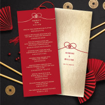 Gold Knot Union Double Bonheur Mariage chinois