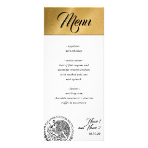 Menu Gold Mexico Passport