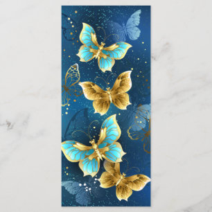 Menu Golden butterflies