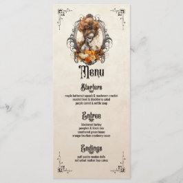 Menü "Goth Erntedank Flat Menu" Menükarte