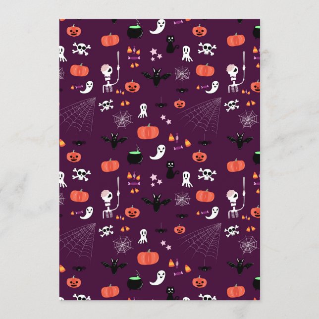 Menu Halloween (Devant)