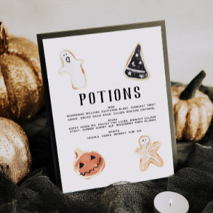Menü "Halloween-Party Bar" Poster