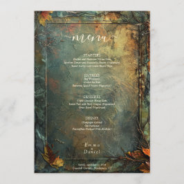 Menu Haven de Hobbiton pour mariage