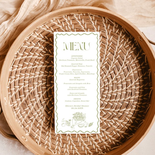 Menu Hors Fête des mariées Du Marché, Brunch Nupti (Créateur téléchargé)