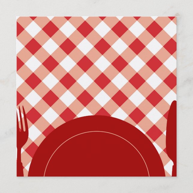 Menü-Karte Menükarte (Vorderseite)