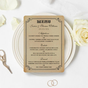Menu La collection de Mariages de Steampunk victorienne