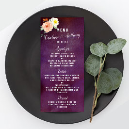 Menu La Collection Mariage Romance In Bloom
