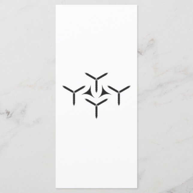 Menu Lame gothique (Devant)