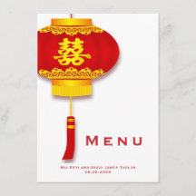 Lanternes chinoises et double Mariage du bonheur