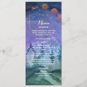 Menu Le paradis des forêts de montagne