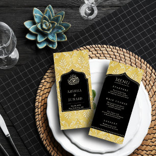 Menu Le roi islamique Golden Damask Mariage musulman