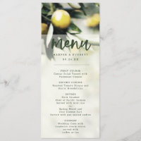 Lemon Grove | Dîner d'été moderne jaune et vert