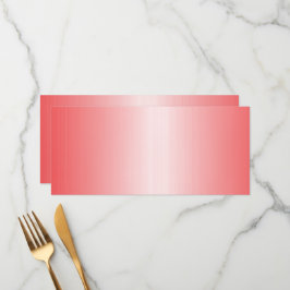 Menu Les coups de pinceau rouges, orange et roses se mé