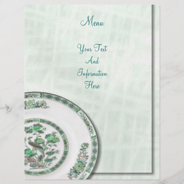 Menü Letterhead (Vorderseite)