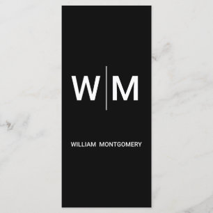 Menu Logo de marque noire   Entreprise