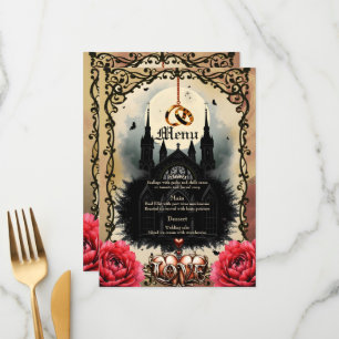 Menu Lune gothique – Amour éternel sous le ciel de minu