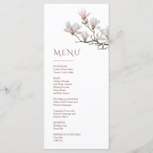 Menu Magnolia Beaux-Arts Floral