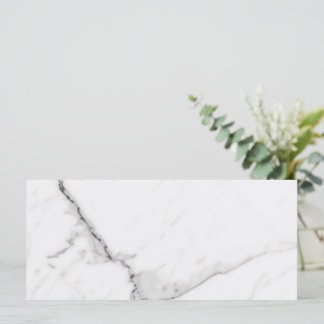 Menu Marbre Blanc