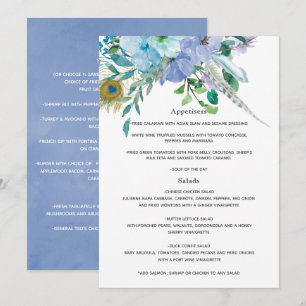 Menu Mariage à la menthe et au saumon bleu