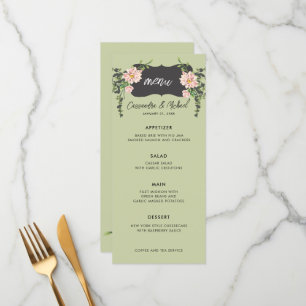 Menu Mariage de 4 plats Desert Bloom