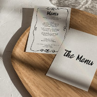 Mariage de cadre rétro original écrit à la main mo