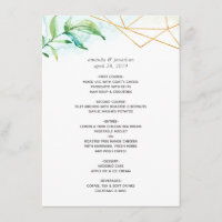 Mariage de cristal géométrique aquarelle