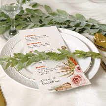 Mariage de laiton Rustique Boho Pampas