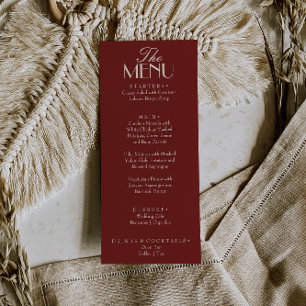 Menu Mariage de luxe en Bourgogne élégant et ancien