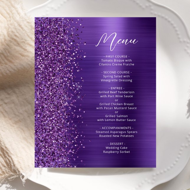 Menu Mariage de script de Parties scintillant viol (Créateur téléchargé)