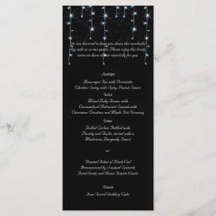Menu Mariage du vignoble de minuit