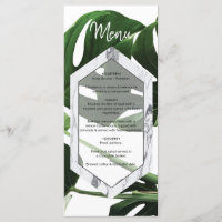 Mariage en marbre tropical Monstera