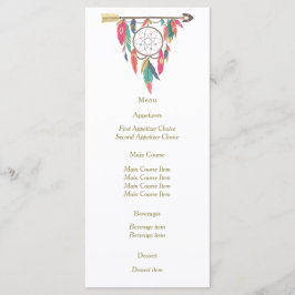 Menu Mariage Flèche Dreamcatcher