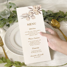 Mariage floral de coton rustique
