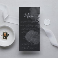 Mariage floral noir et blanc