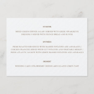 Menu Mariage Français Kissed Sweet Berry Raisins