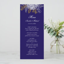 Mariage graphique Blue Gold Botany