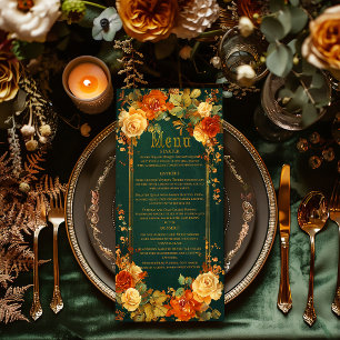 Menu Mariage inspiré de Verte et Orange Druide