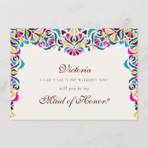 Menu Mariage Luxueux Fantaisiste Style Bordure Florale