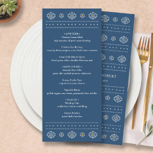 Menu Mariage occidental, carte de menu Rio Rancho