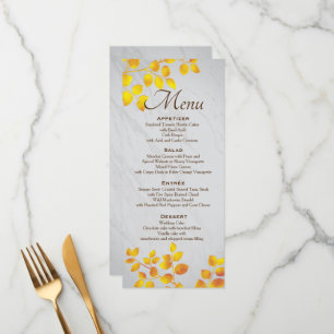 Menu Mariage personnalisé