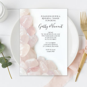 Menu Mariage Rose Quartz