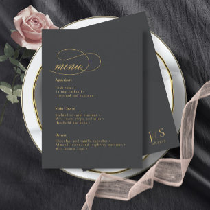 Menu Mariage Simple Elegance ID1022